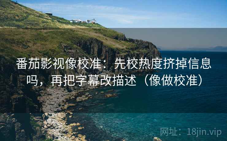 番茄影视像校准：先校热度挤掉信息吗，再把字幕改描述（像做校准）